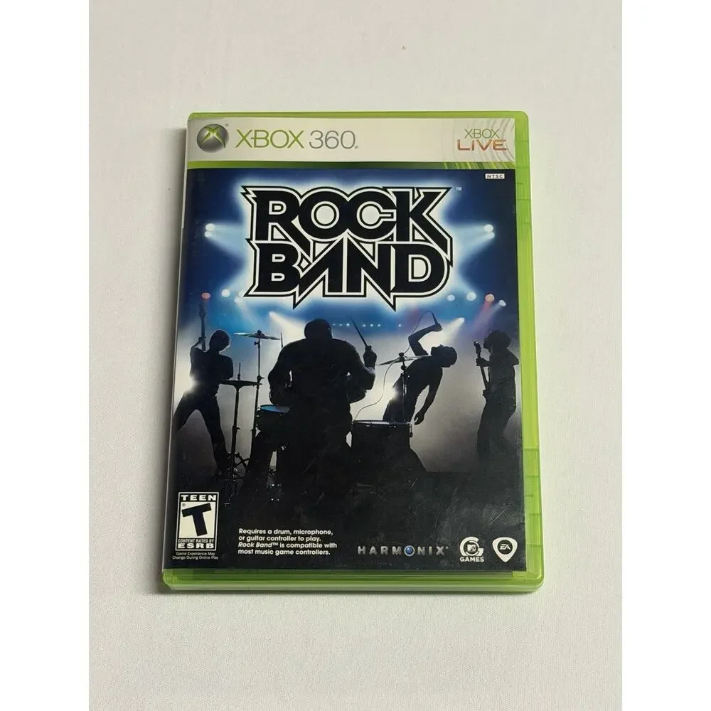 Rock Band - Microsoft Xbox 360 Video Game -Working -Tested -With Booklet